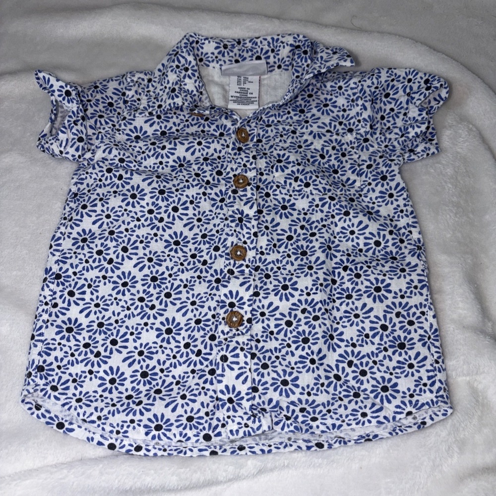 Tommy Bahamas Infant 18mos Button Down‎ Shirt Classic Preppy Y2K Summer